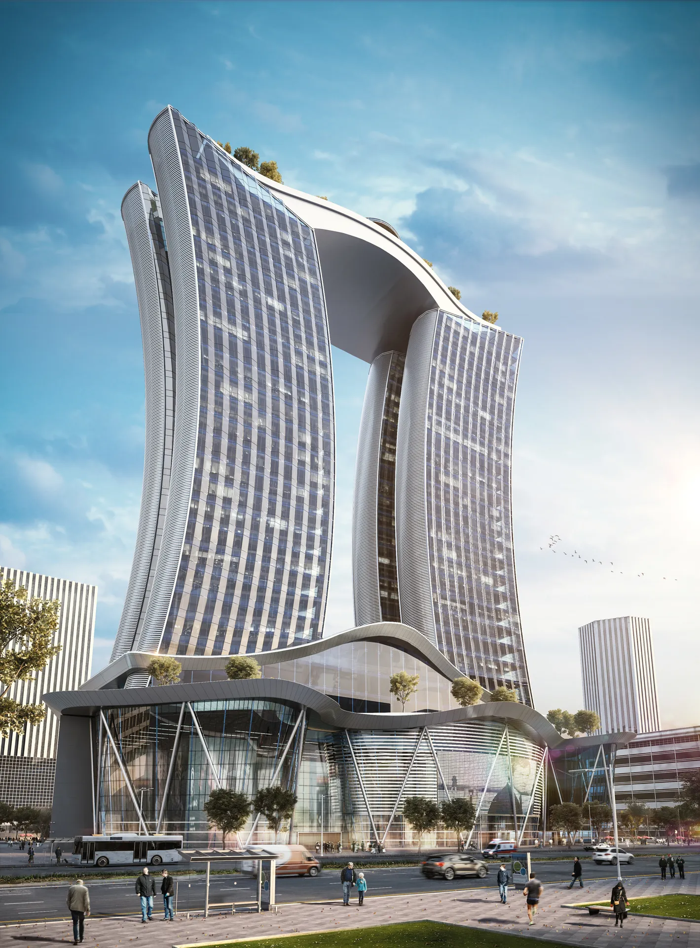 مجتمع اداری–تجاری–اقامتی CFT